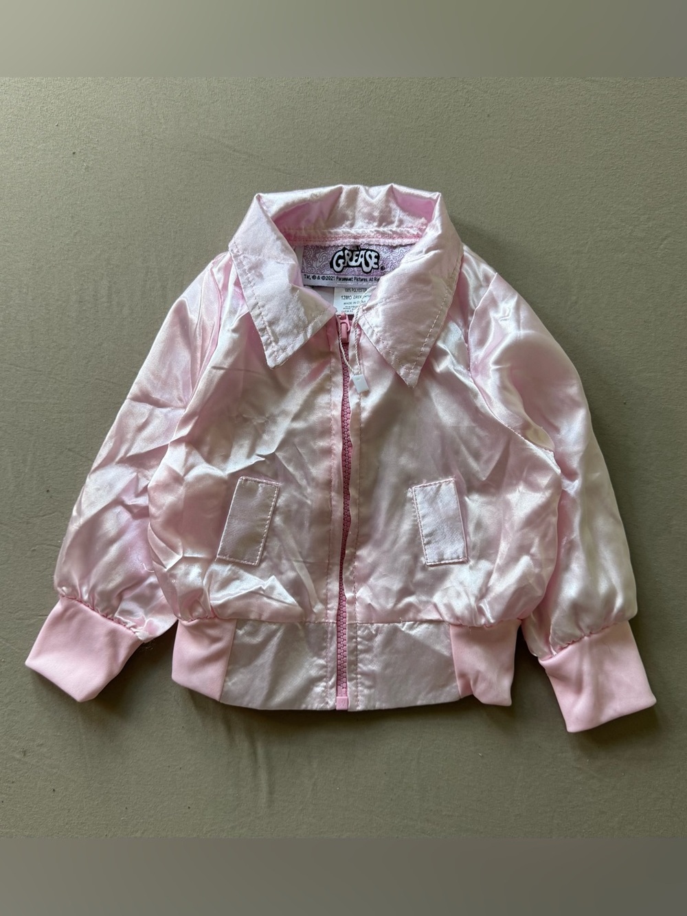 Baby Grease “Pink Ladies” Satin Bomber Jacket